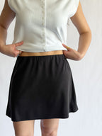 Things Between Nolan Stretch Mini Skirt (Black)