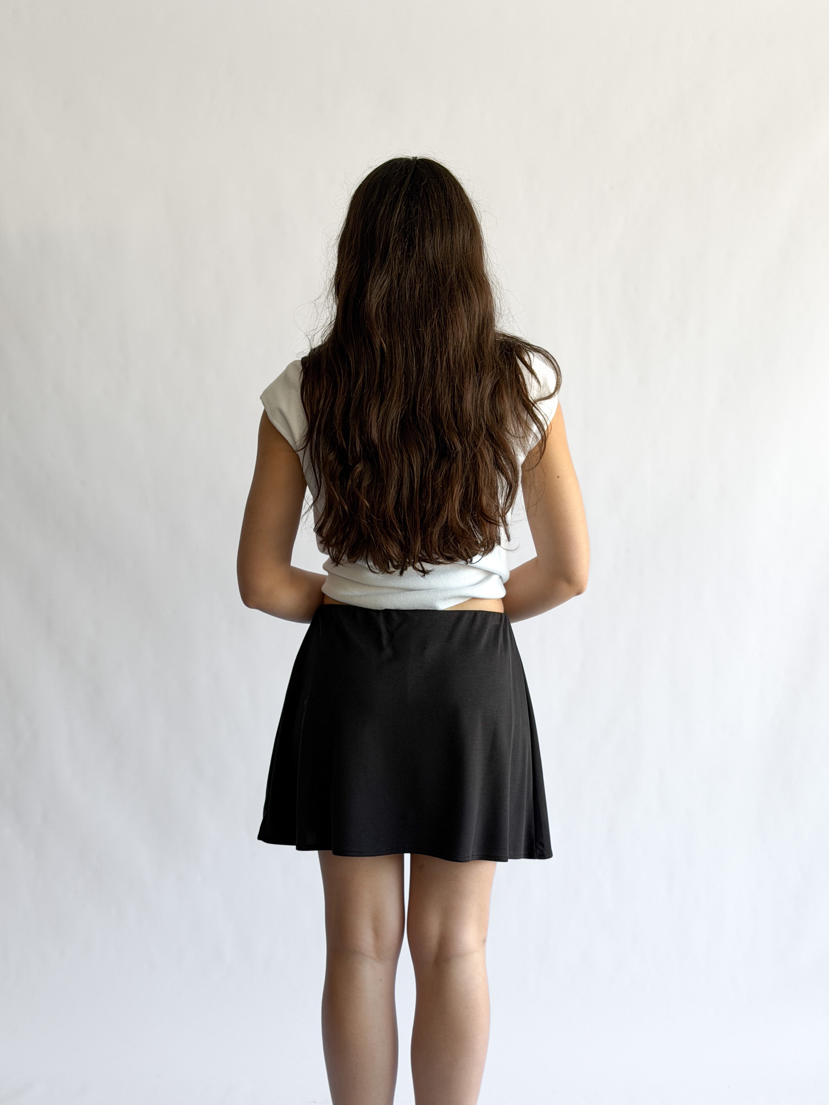 Things Between Nolan Stretch Mini Skirt (Black)