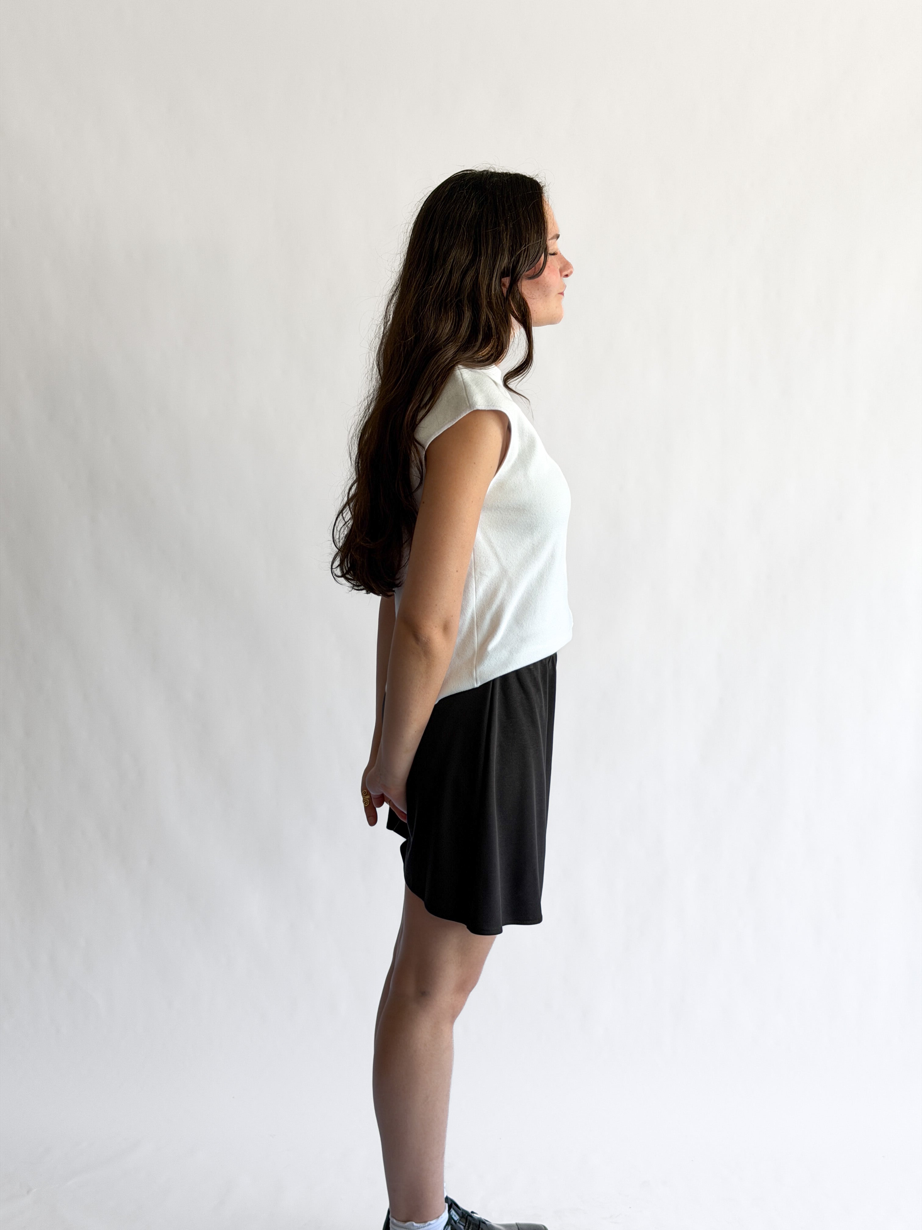 Things Between Nolan Stretch Mini Skirt (Black)