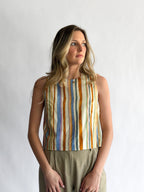 PINCH Kali Multi-Stripe Relaxed Tank Top