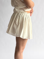 Sofie the Label Lana White Cotton Lace Shorts