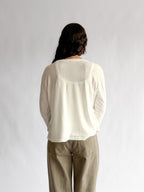 Le Bon Shoppe Foundation Long Sleeve Tee (Vintage White)