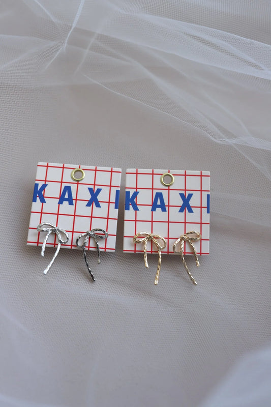 KAXI Bow Earrings (Silver)