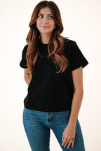 Karter Boxy Basic T-Shirt (Black)