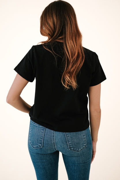 Karter Boxy Basic T-Shirt (Black)