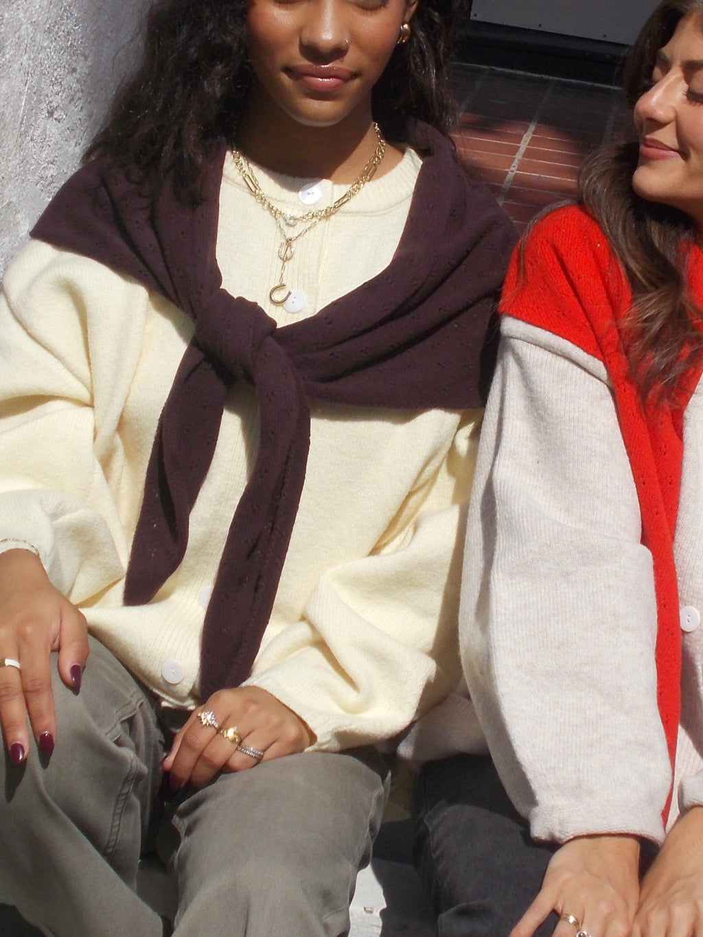 Things Between Knit Pointelle Scarf (Four Colors)