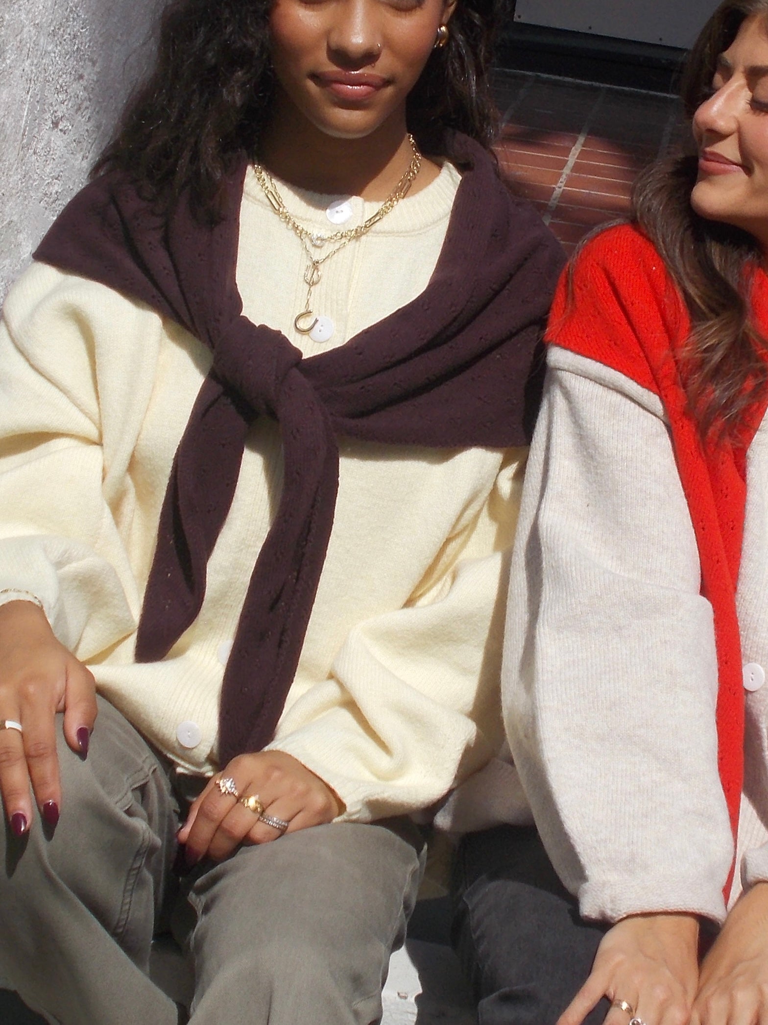 Things Between Knit Pointelle Scarf (Four Colors)