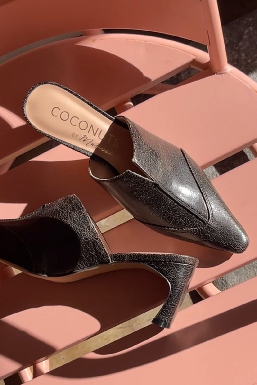 Coconuts by Matisse Crawford Pointed Toe Mules (Black)