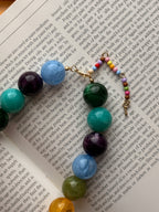 Celia Round Beaded Necklace (Two Colors)