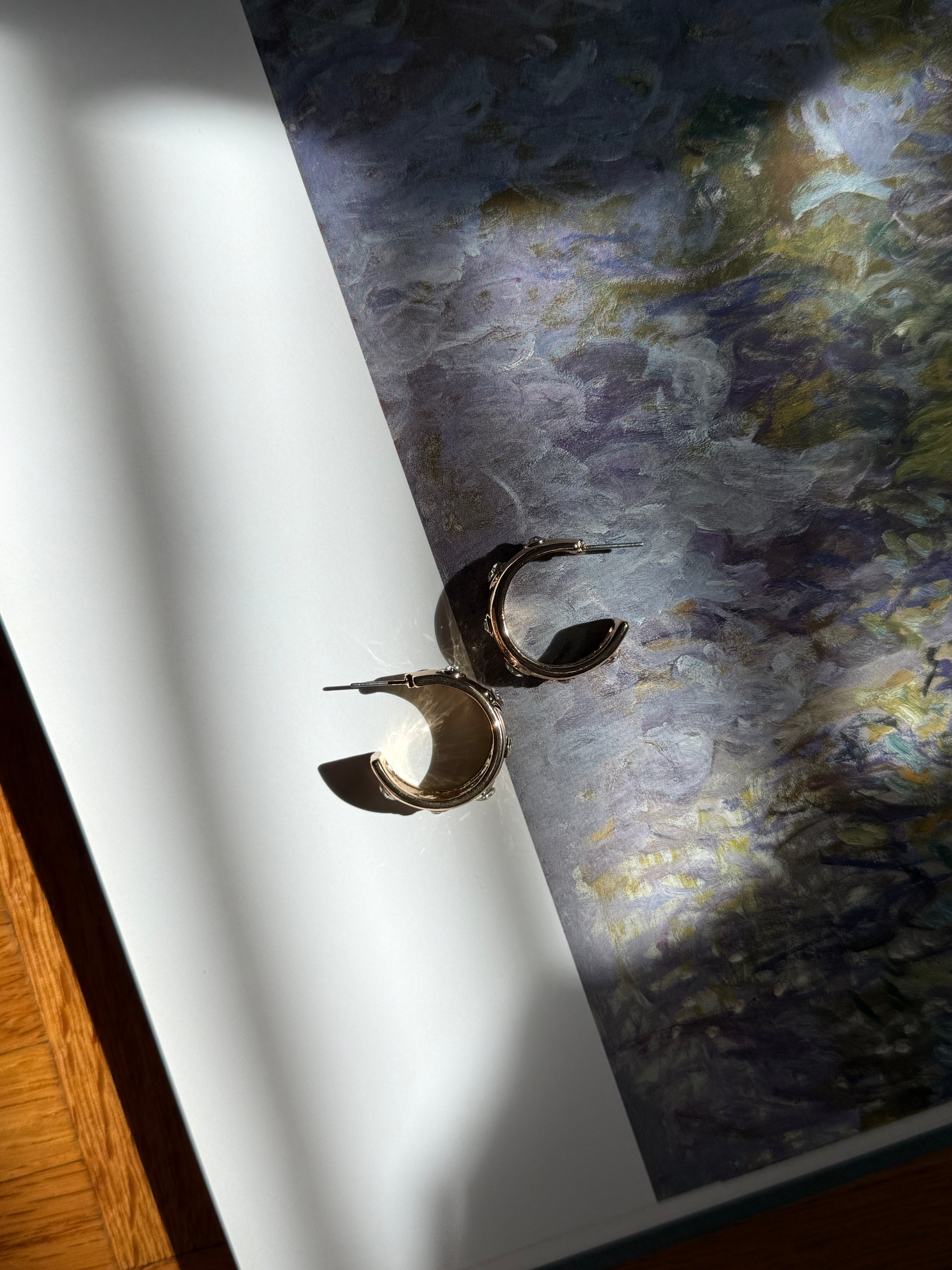 Jewel Station Metal Hoop Earrings