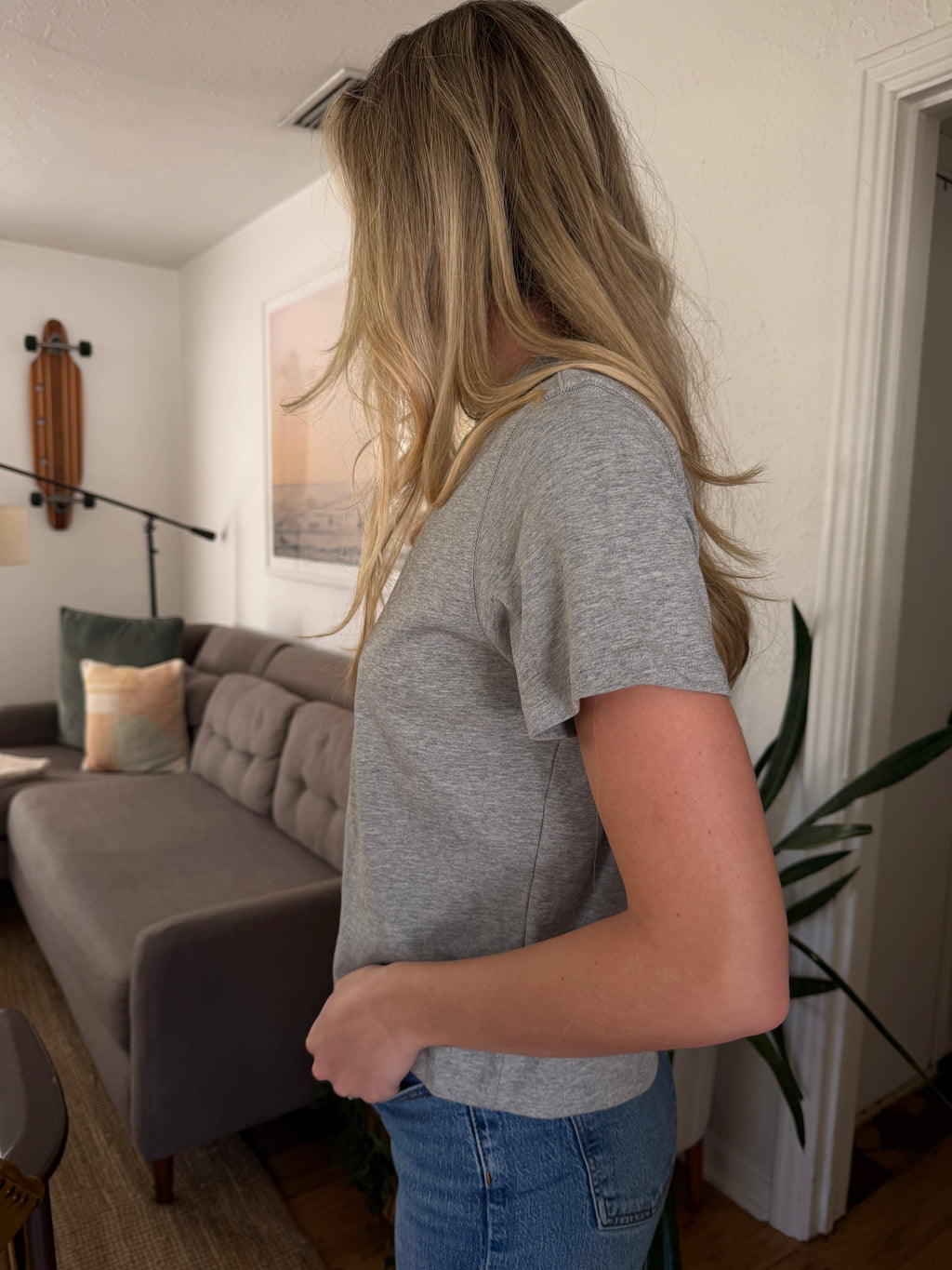 Karter Boxy Basic T-Shirt (Grey)