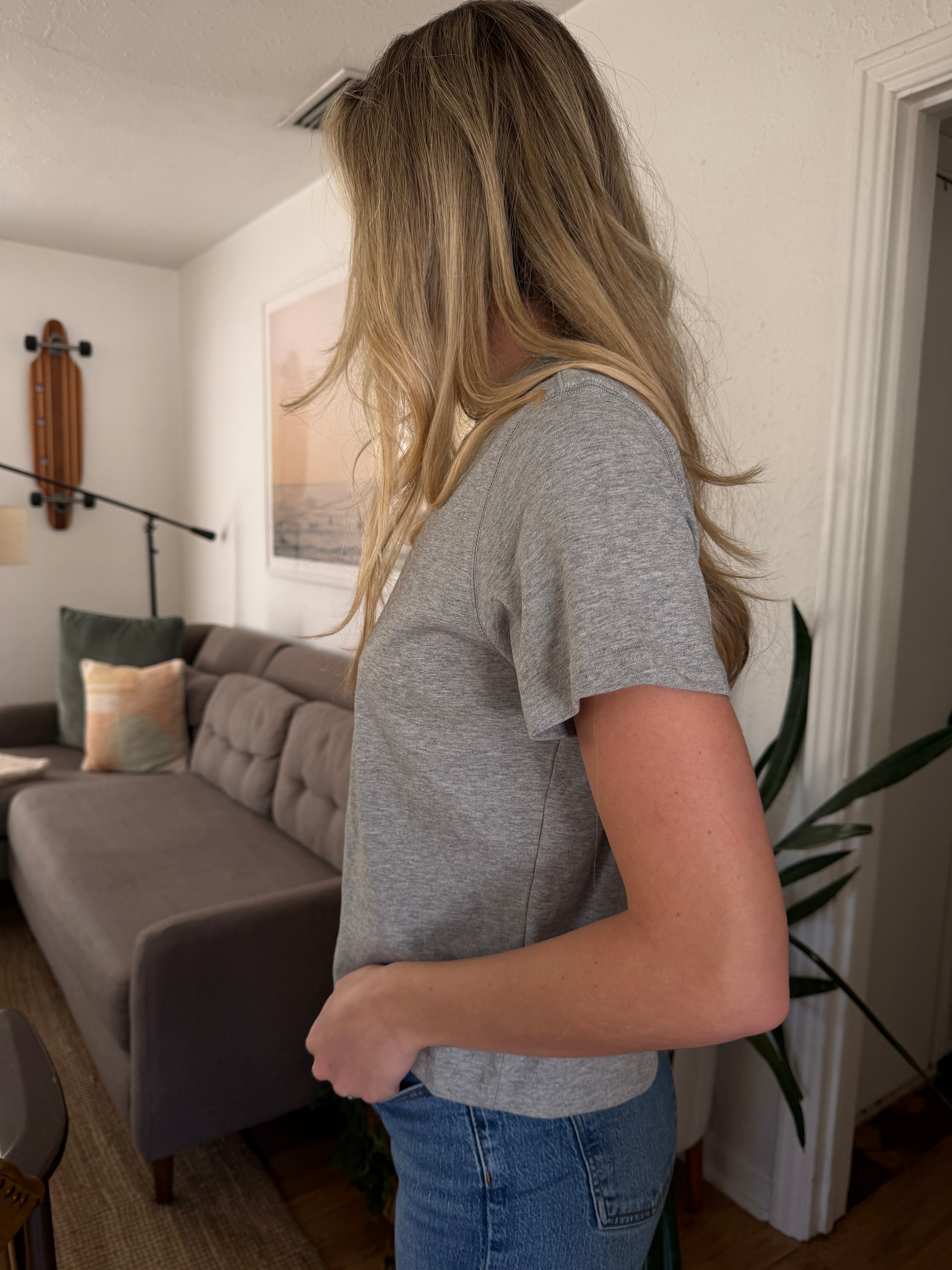 Karter Boxy Basic T-Shirt (Grey)