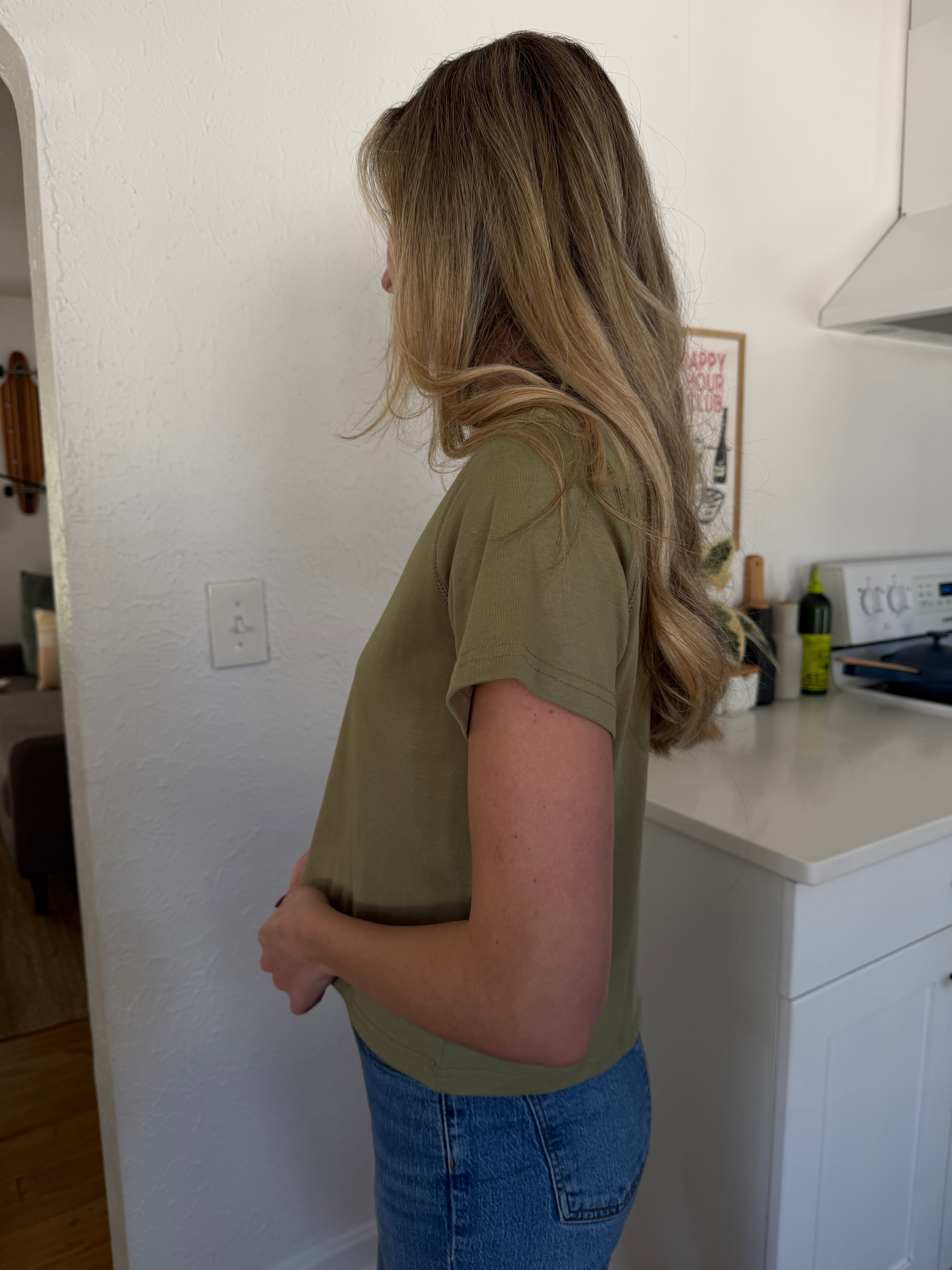 Karter Boxy Basic T-Shirt (Green)