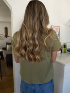 Karter Boxy Basic T-Shirt (Green)