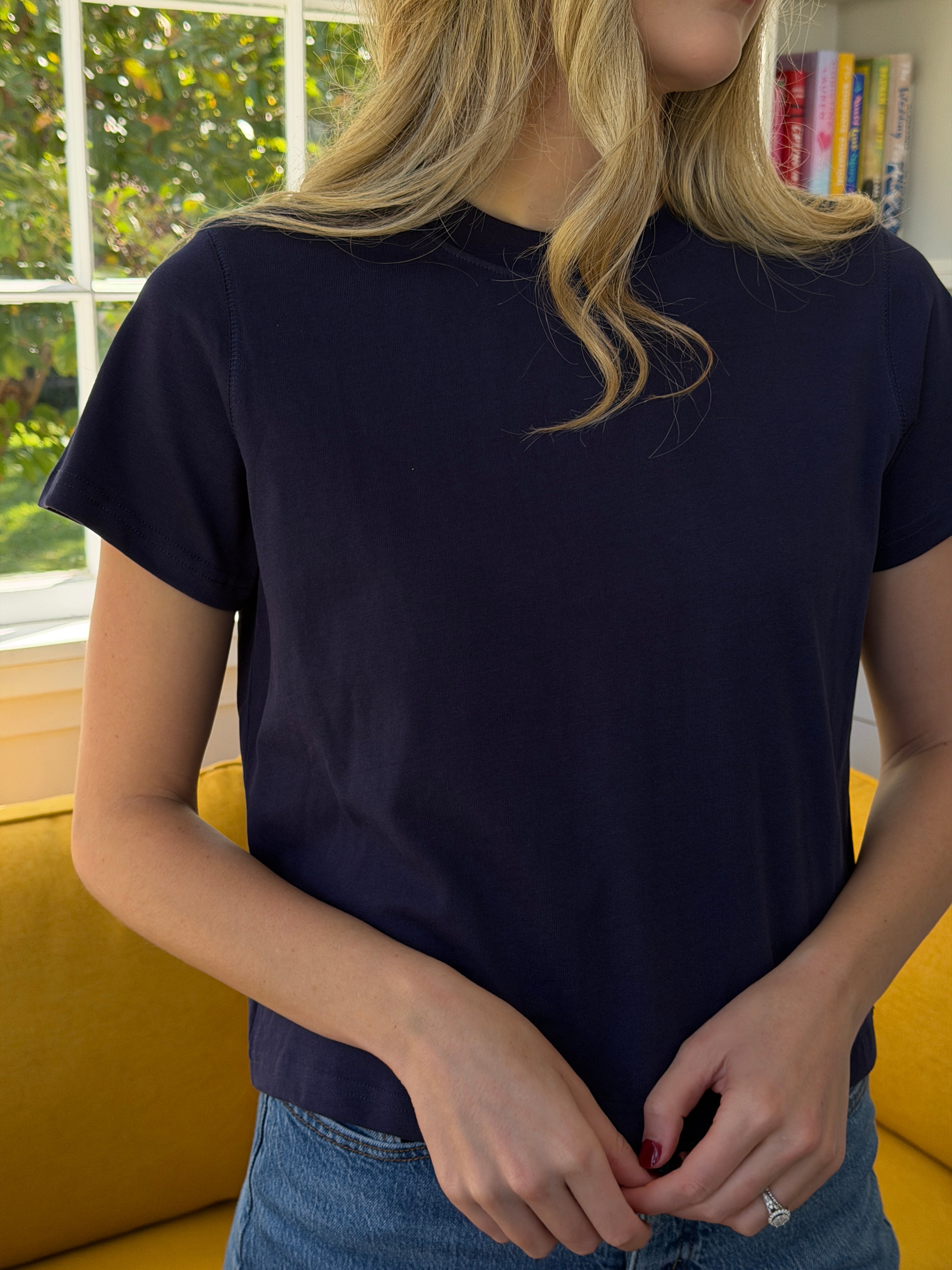 Karter Boxy Basic T-Shirt (Navy)