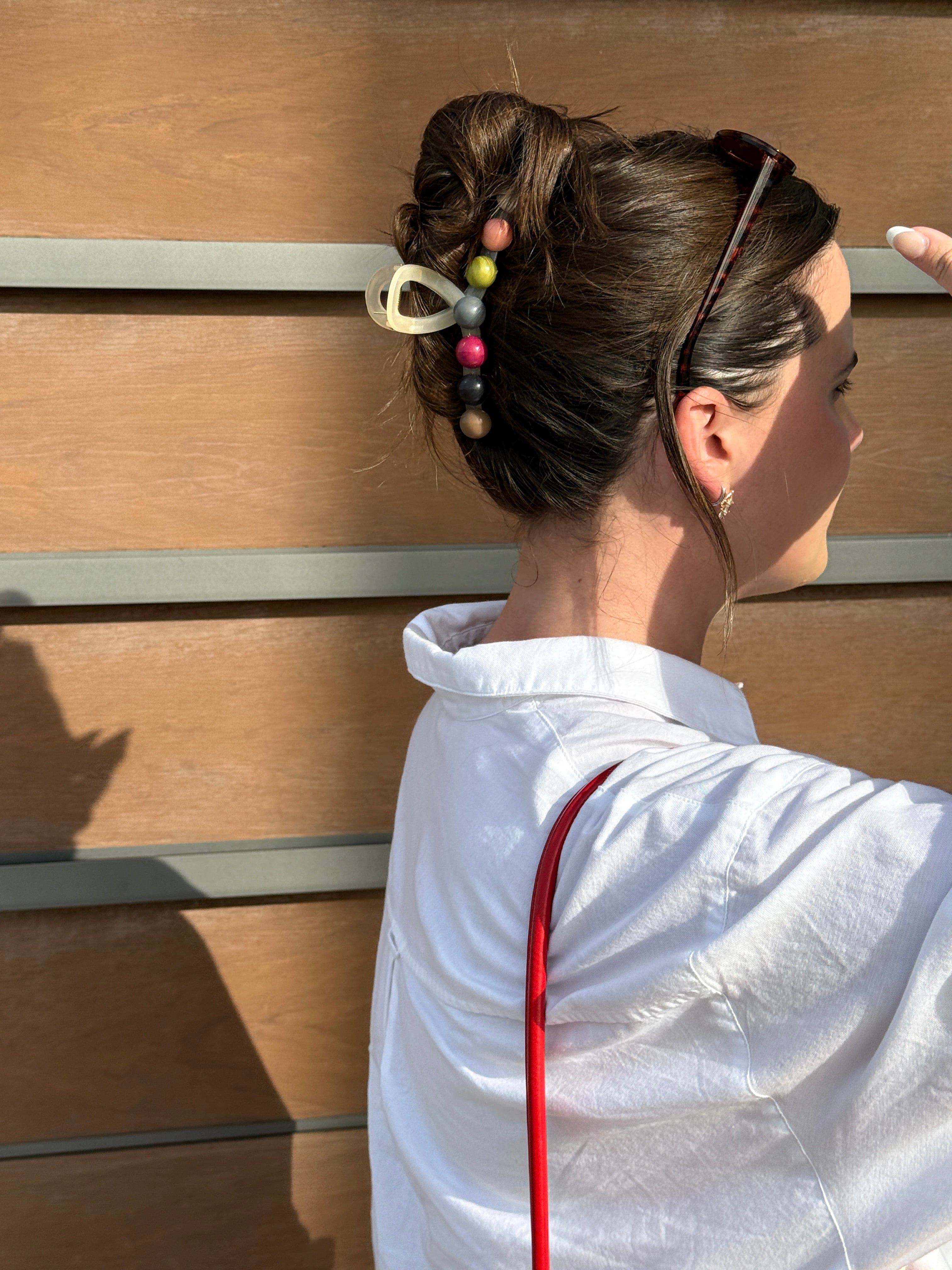 Bubble Dot Hair Claw Clip