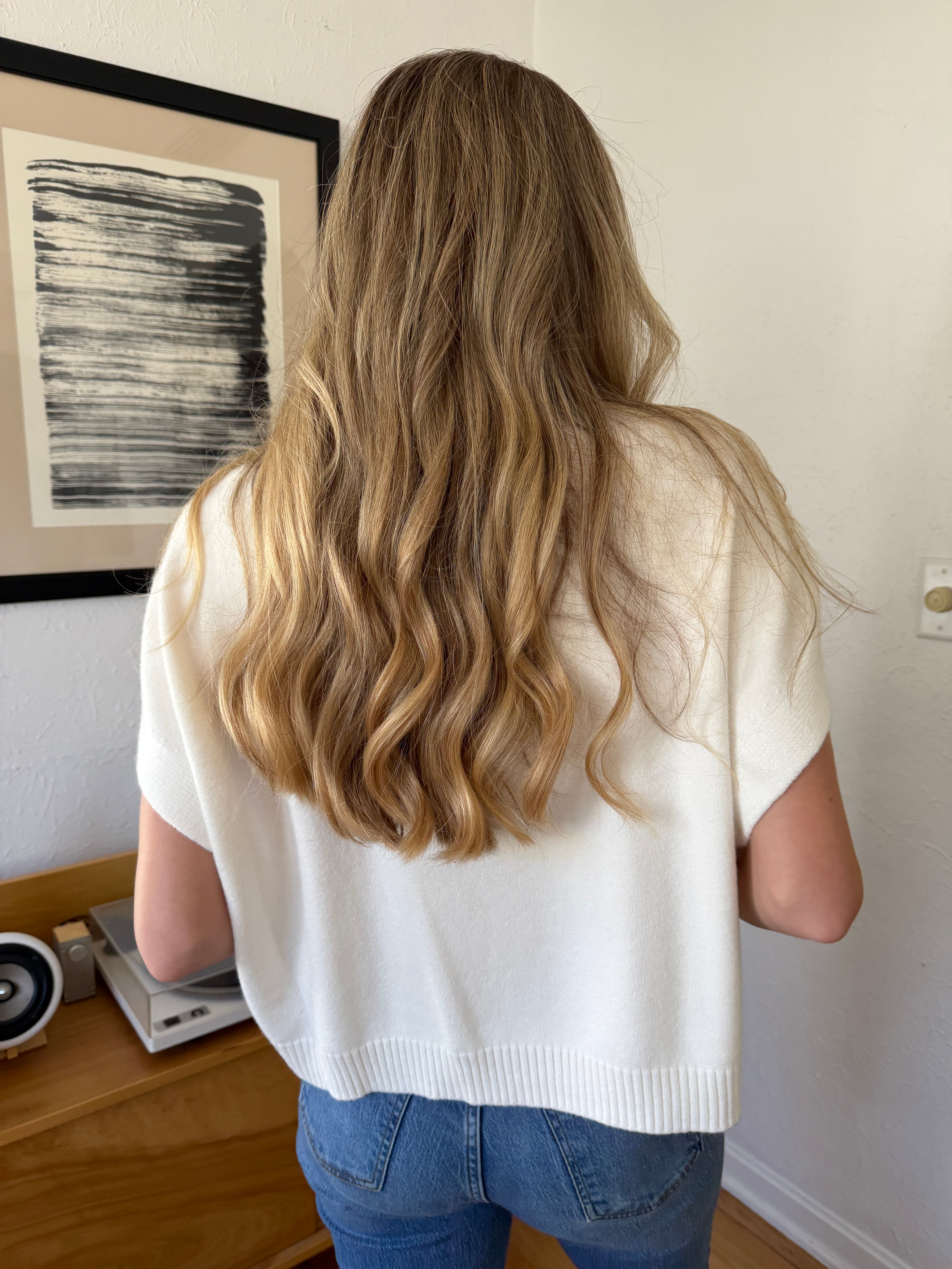 PINCH Heidi Boxy Knit Sleeveless Top (White)