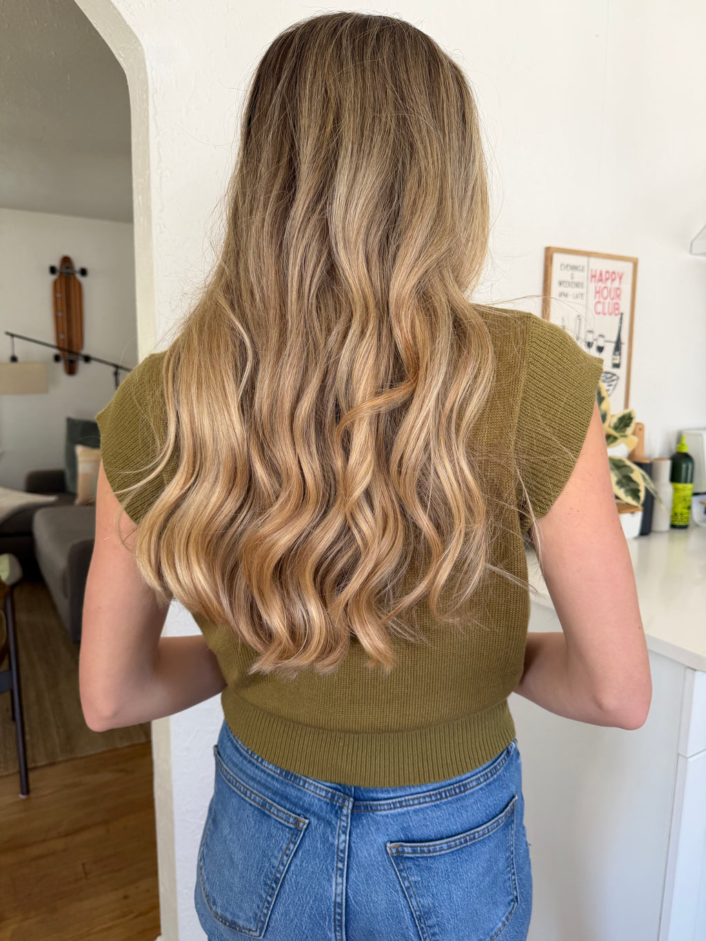 PINCH Amy Lightweight Knit Short Sleeve Top (Olive)