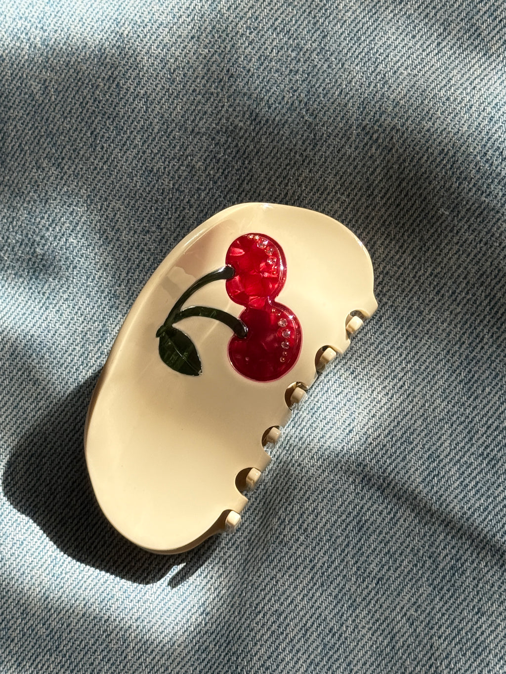 Cherry Hair Claw Clip