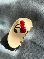 Cherry Hair Claw Clip