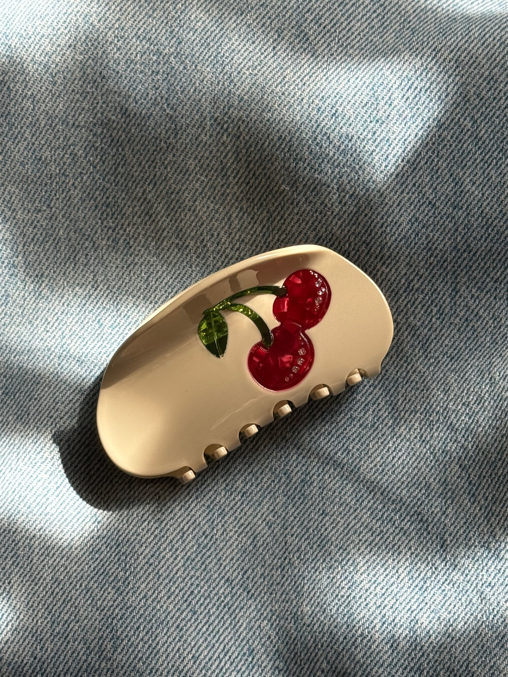 Cherry Hair Claw Clip