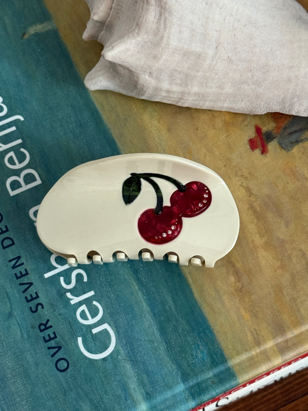 Cherry Hair Claw Clip