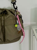 Tennis Racket Bag Charm and Keychain