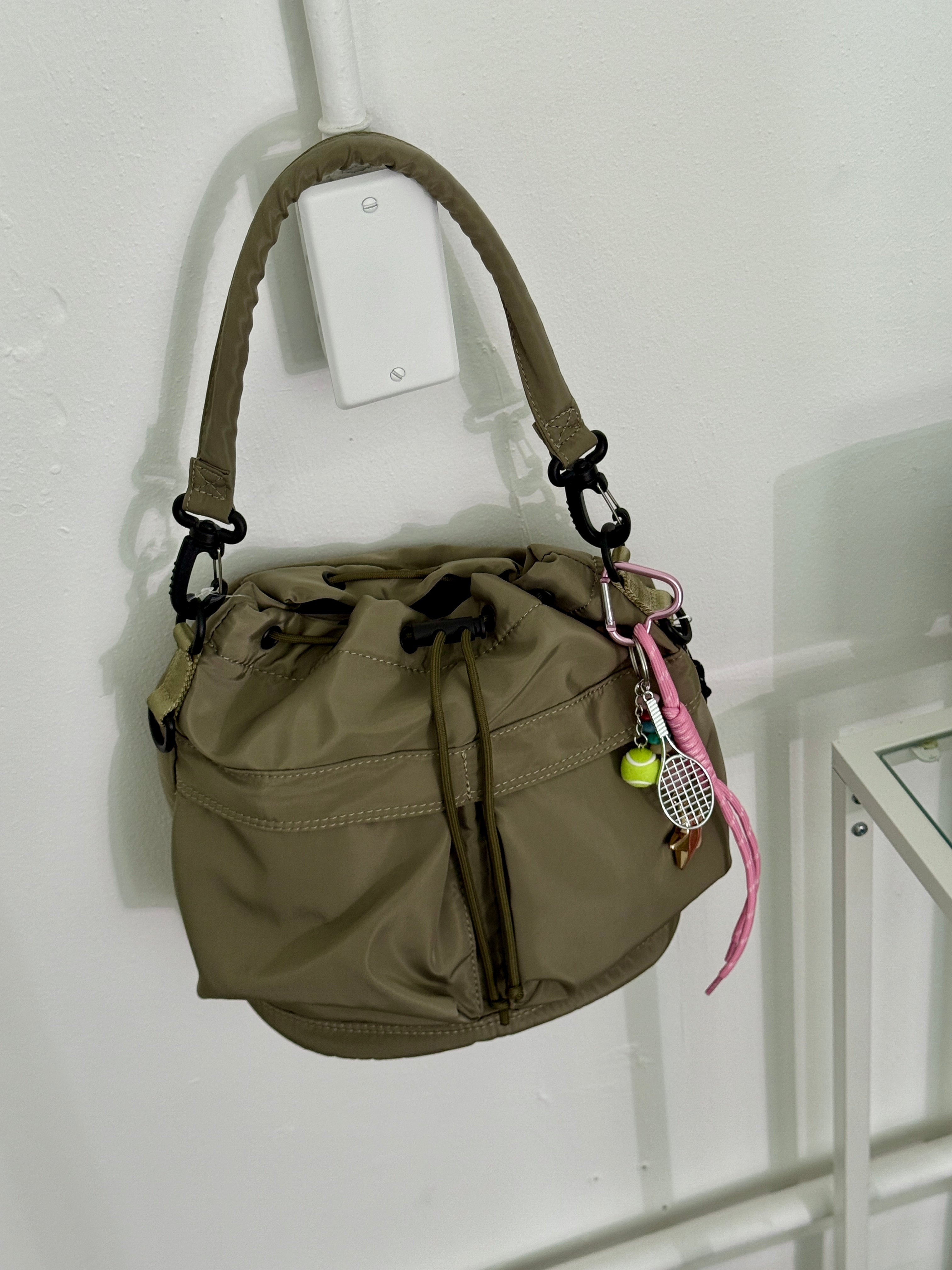 Tennis Racket Bag Charm and Keychain