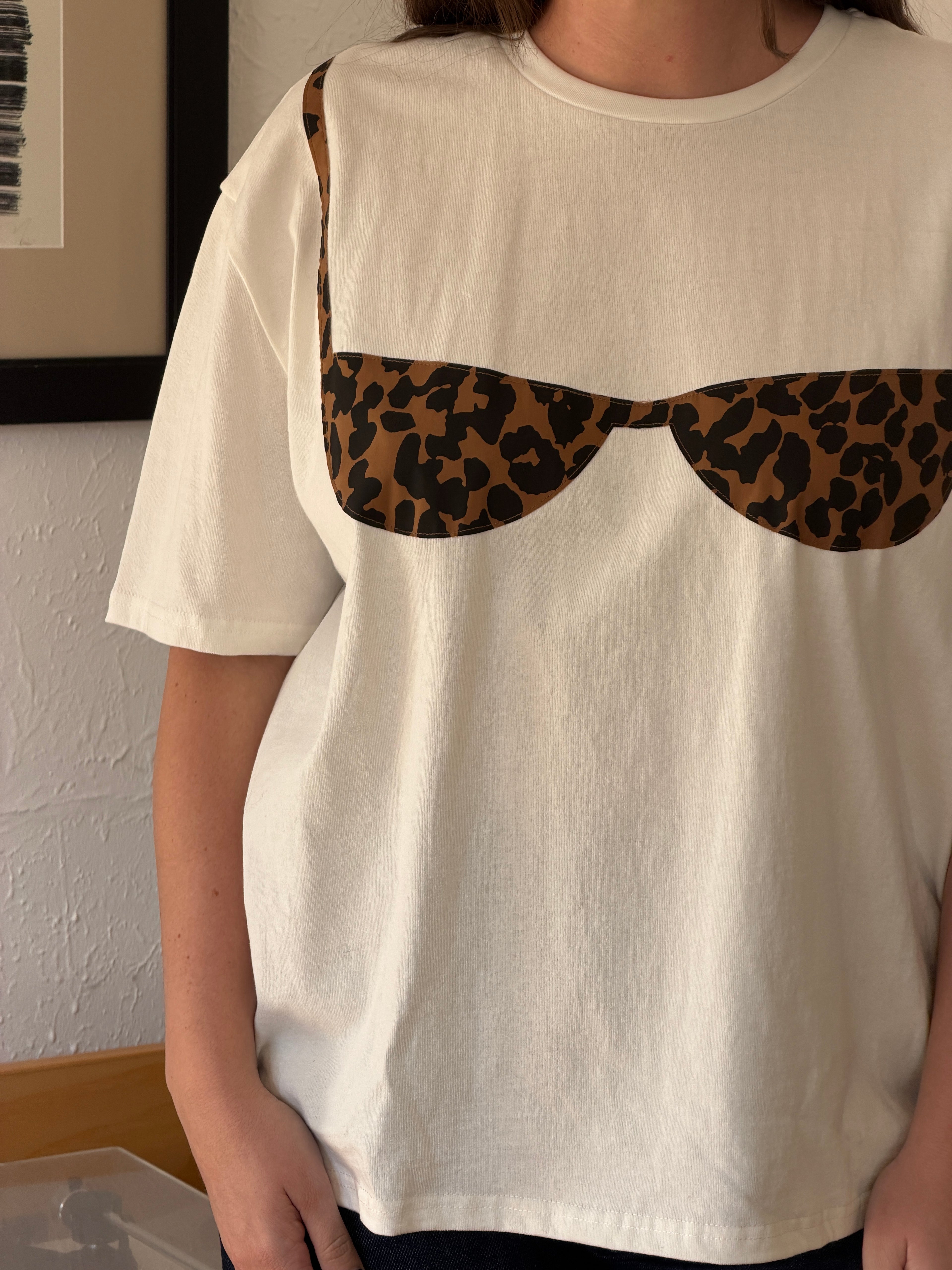Things Between Blair Bikini Cotton T-Shirt (Leopard)