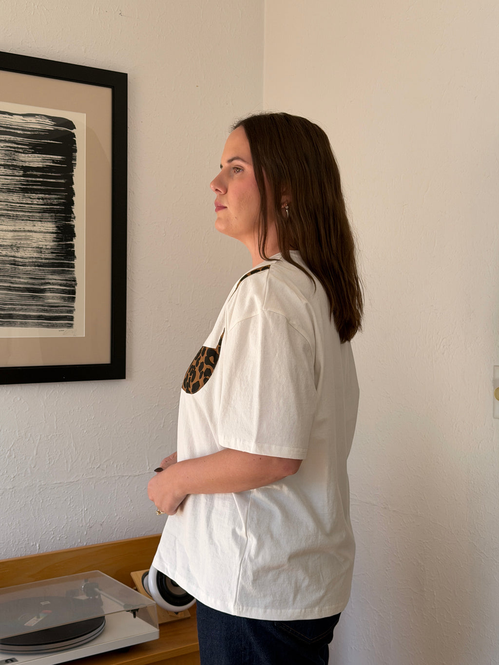 Things Between Blair Bikini Cotton T-Shirt (Leopard)