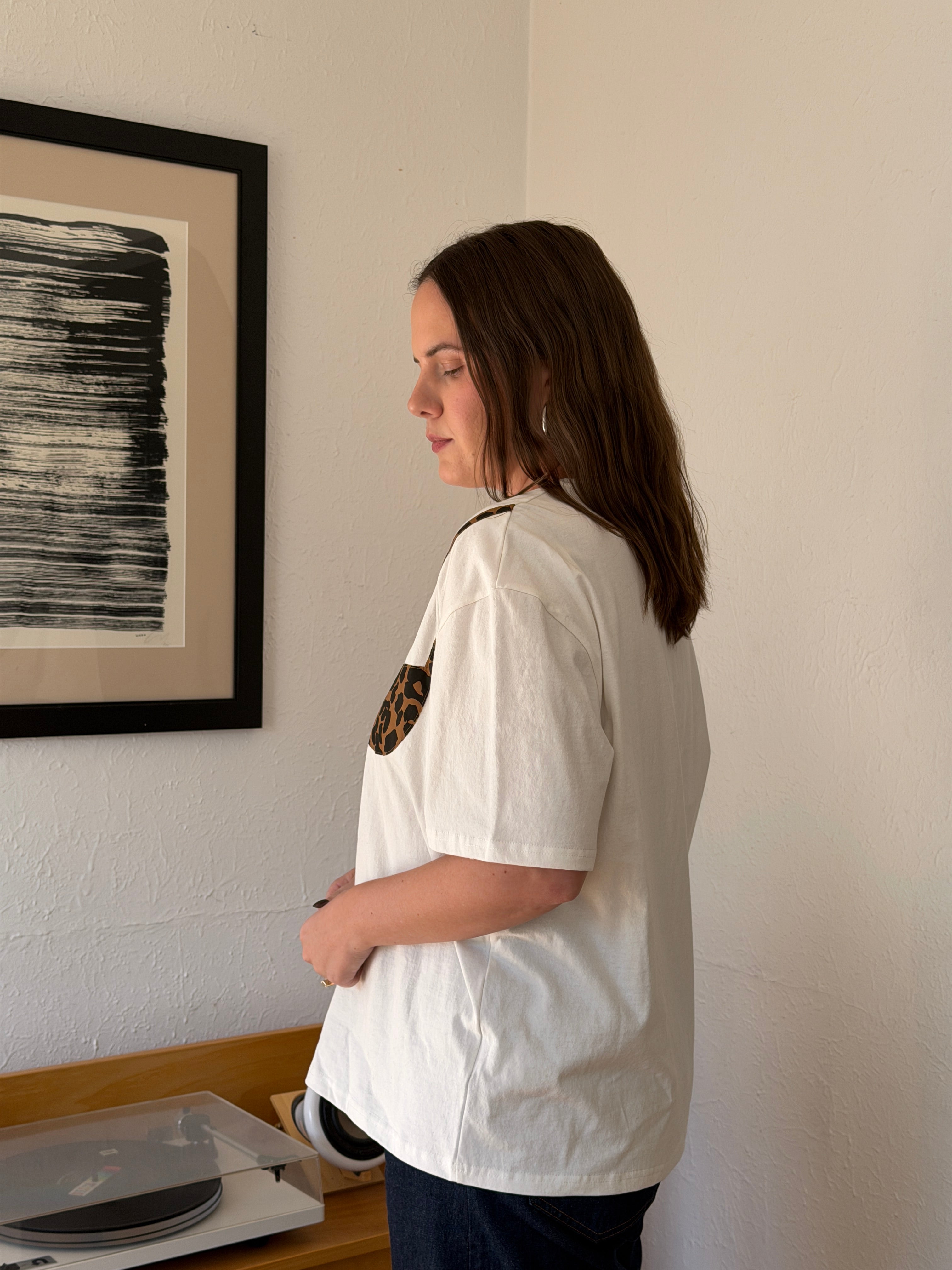 Things Between Blair Bikini Cotton T-Shirt (Leopard)