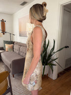 Sofie the Label Kiara Floral Jacquard High Neck Mini Dress