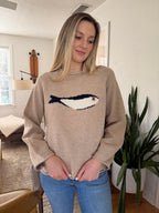 Things Between Poppy Sardine Oat Oversized Sweater