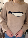 Things Between Poppy Sardine Oat Oversized Sweater