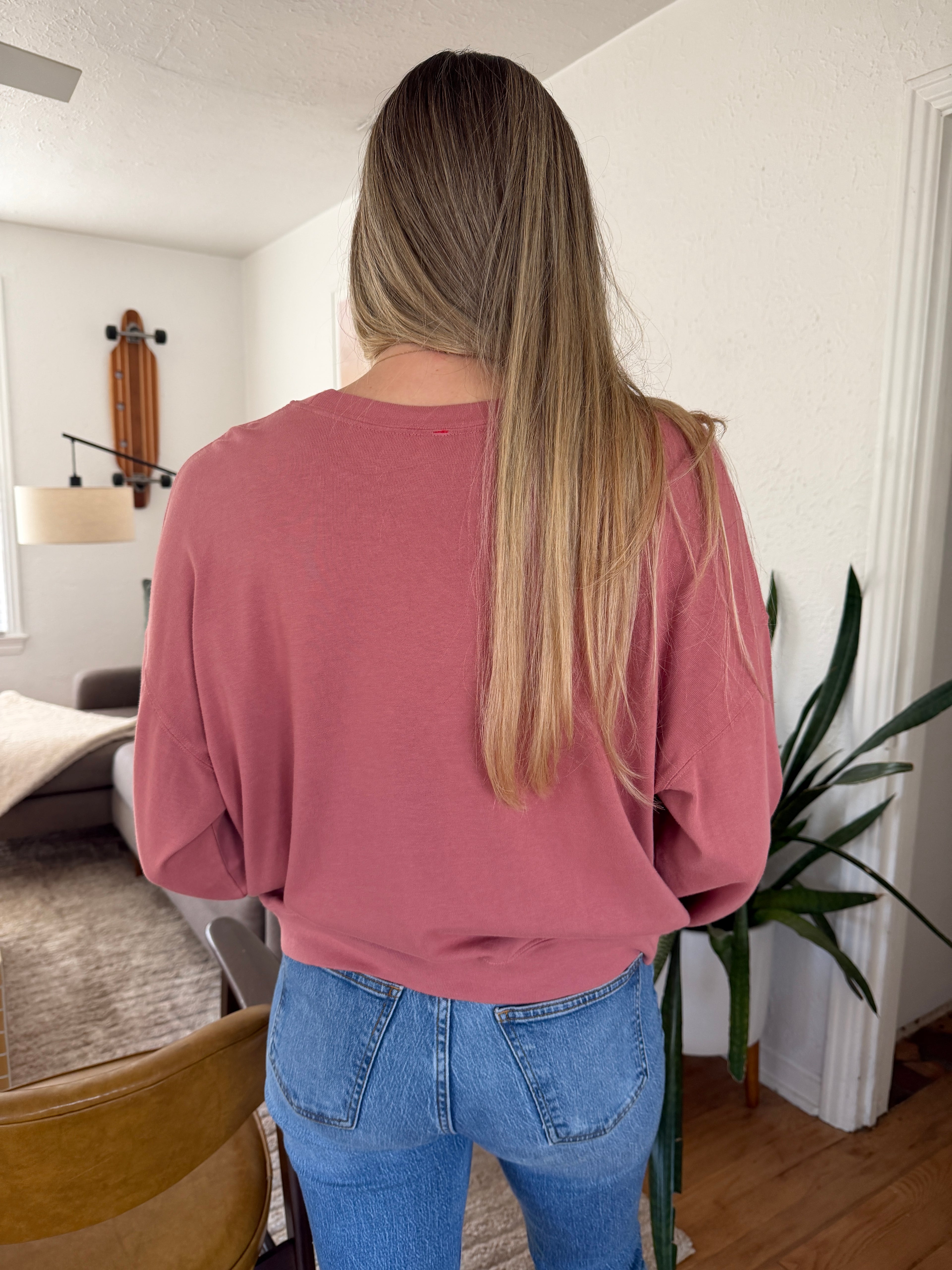 Le Bon Shoppe Cali Jersey Sweatshirt (Clay)