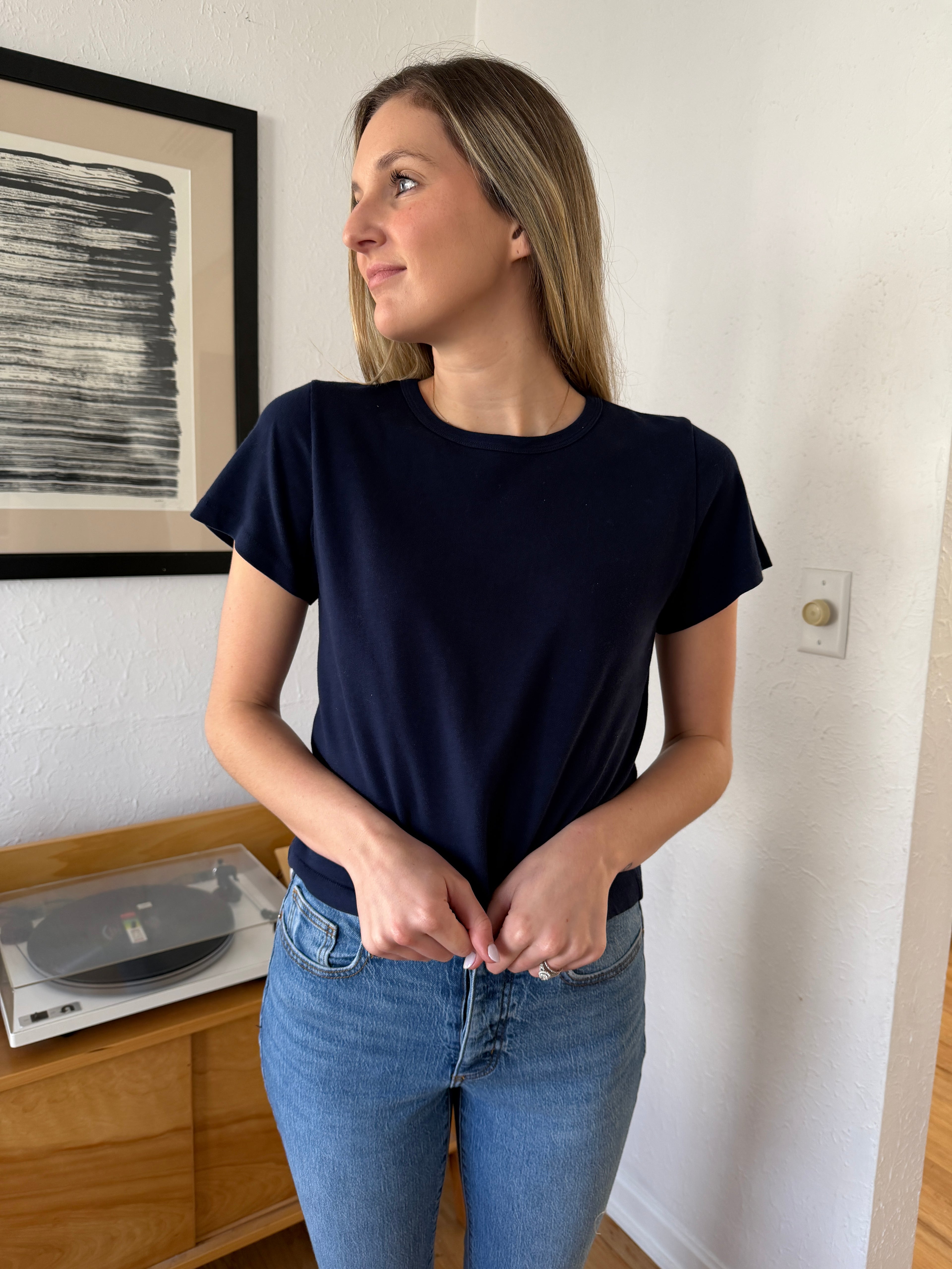 Le Bon Shoppe The Little Boy Tee (Navy)