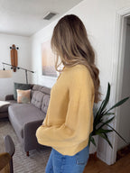 Things Between Hayes Soft Knit Buttoned Cardigan (Yellow)