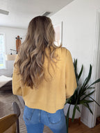 Things Between Hayes Soft Knit Buttoned Cardigan (Yellow)