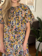 PINCH Isabella Floral Puff Sleeve Mini Dress