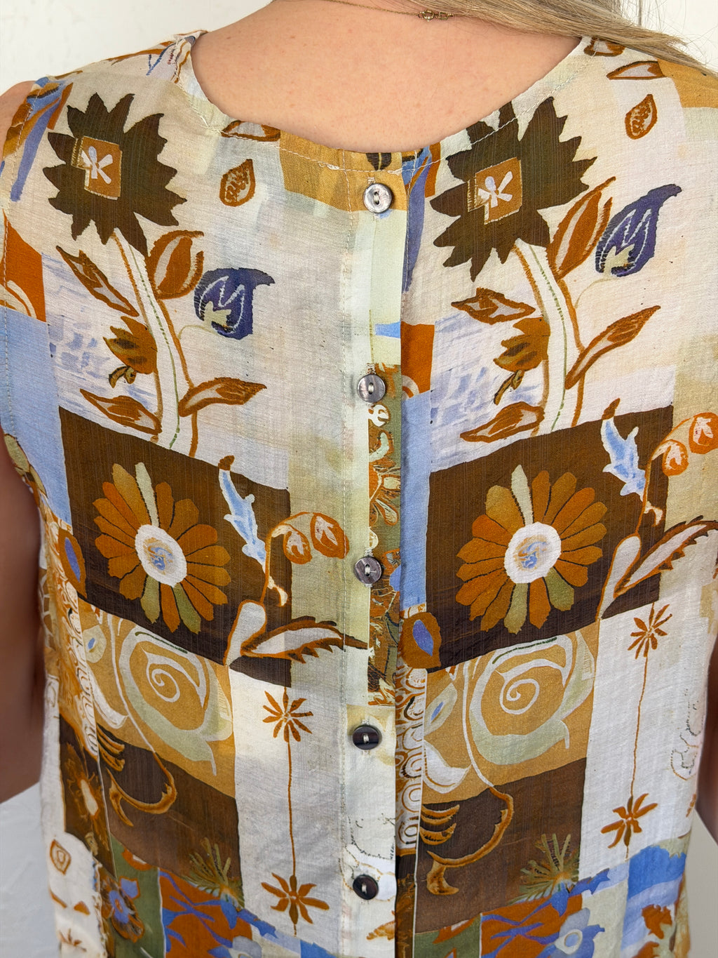 PINCH Kali Multi-Print Relaxed Tank Top