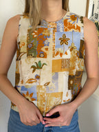 PINCH Kali Multi-Print Relaxed Tank Top