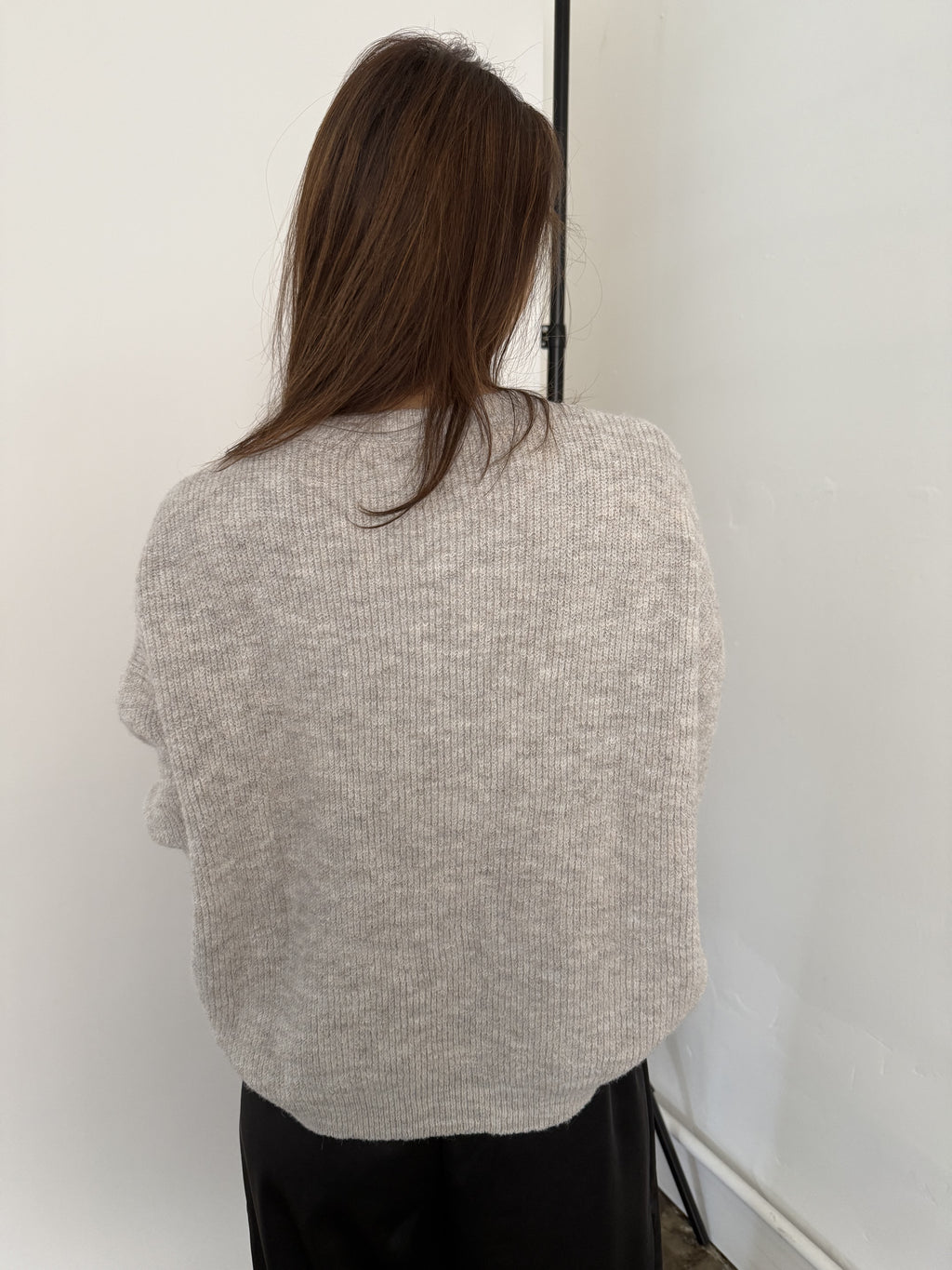 Things Between Priscilla Knit Slouchy Top (Oatmeal)
