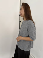 Things Between Priscilla Knit Slouchy Top (Grey) M