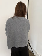 Things Between Priscilla Knit Slouchy Top (Grey) M