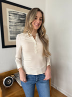 Current Air Rory Collared Knit Top