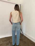 Just Black Denim The Relaxed Waist Straight Leg Jeans