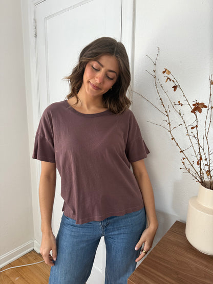 Le Bon Shoppe Vintage Fille Tee (Coffee)