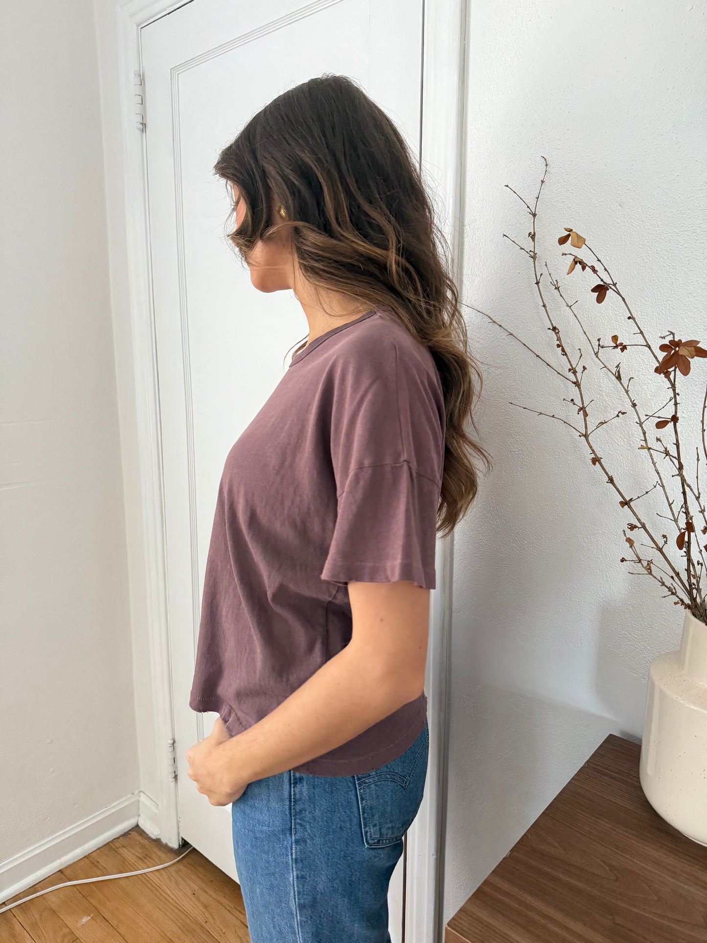 Le Bon Shoppe Vintage Fille Tee (Coffee)