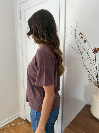 Le Bon Shoppe Vintage Fille Tee (Coffee)