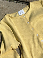 Things Between Rory Pointelle Knit Cardigan (Butter)